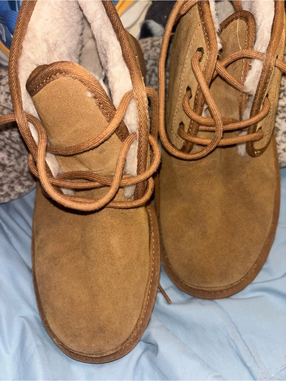 UGG Men's Chukka Suede Boots in Chestnut